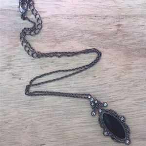Vintage Styled Black Necklace